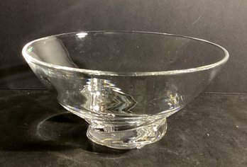 Crystal Glass Steuben Candy Dish (signed)