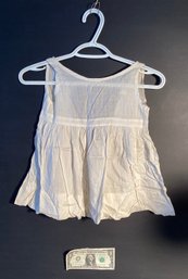 Antique Hand Made Childs Cotton Slip