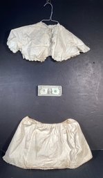 Antique Hand Made White Cotton Childs Clothing