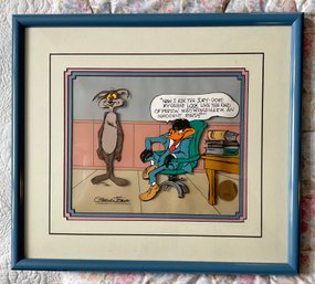 Original 1991 Walt Disney Daffy Duck Animation Art Cell
