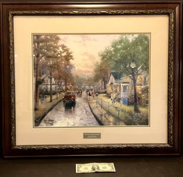 Original Thomas Kinkade Lithograph Of  Home Interiors