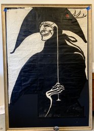 Large Original Ben Smith Artist Proof  Masquerade Signed & Dated 1968