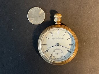Antique Gold Filled Elgin National Mens Pocket Watch