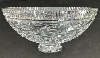 Waterford Lead Crystal Ring Of Kerry Footed Bowl
