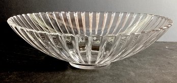 Vintage Tiffany & Co. By Josef Riedel Wide Fluted Crystal Bowl
