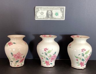 3 Lenox Porcelain Vases: Lenox The Barrington Collection