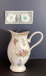 Lenox Porcelain Pitcher: Barrington Collection