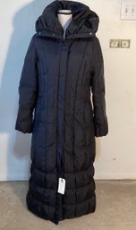 New With Tags Size L Cole Haan  Floor Length Black Length Winter Coat