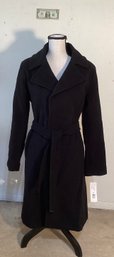 New With Tags  Size 12 Ralph Lauren Wool & Cashmere Black Coat
