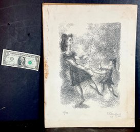 Original Chaim Gross Signed & Numbered Print