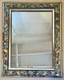 Hollywood Glamour Reverse Painted Wall Mirror
