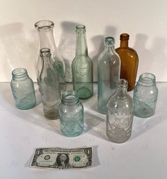 9 Vintage & Antique Bottles