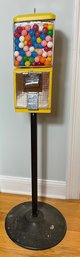 Bubble Gum Machine On Metal Stand