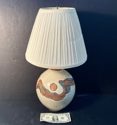 Original Le Syeurs Signed Studio Pottery Table Lamp