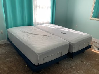 2 New Serta Motion I Series Adjustable Bed Frames And Mattress & Box Springs