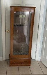 Pine Wood Gun Cabinet