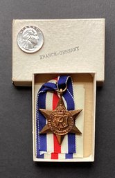 WWII Military Medal From The Minister Of Defense  From Canada