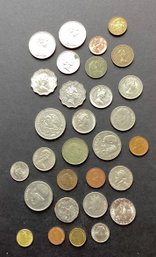 30 Vintage Coins Frm Various Countries