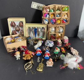 Lot Of Old Christmas Orniments