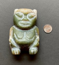 Hongshan Culture Carved Effigy Hard Stone Or Jade