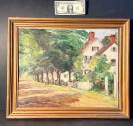 Original UPPER MAIN STREET ESSEX CT. BY Dorothy Eardsley Wilnot