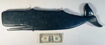 Joe Johnson Hand Carved & Painted Sperm Whale Weathervane  24 Inches
