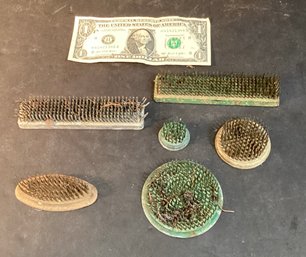 6   Vintage Metal Flower Frogs For Floral Arrangements