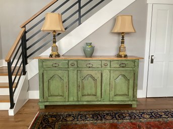 Antique Painted French Server