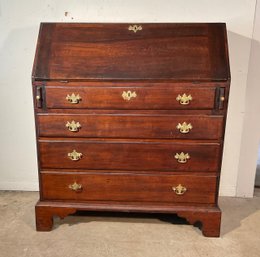 Original 18th. Century American Cherry Chippendale Desk