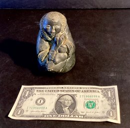 Vintage Wolf Sculptures Inuit Eskimo & Seal  Figure