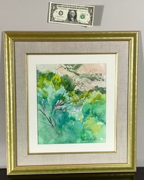 Original Watercolor On Paper Signed Carolyn Miller