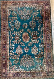 57 X 36 Antique Persian Wool Carpet