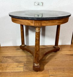 French Empire Marble Top Center Table