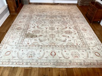 189 X 144 Oushak Handmade Wool Carpet