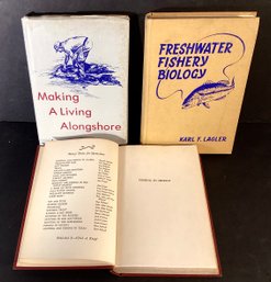 3  Vintage  Fishing Books: 1948,  1956,  &  1976