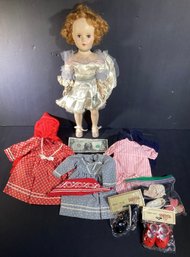 Antique Sweet Sue Walker Doll With Clothing And Shoes & More