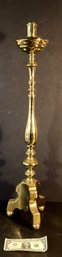 Vintage 32 Inch Brass Candlestick