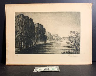 1920s Etching Argentina