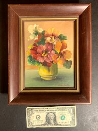 Original Oil Painting On Board Signed  V. Schuyler Key