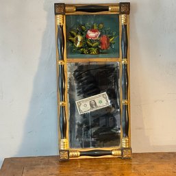 Antique American Federal Column Mirror