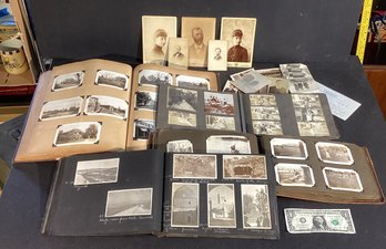 Antique And Vintage Photographs In Four Albums