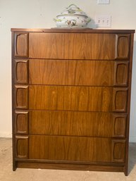 Lane Mid Century 5 Drawer Tall Chest