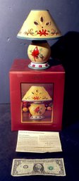 Lenox Tea-light Lamp: Winter Greetings Everyday Lamp #1