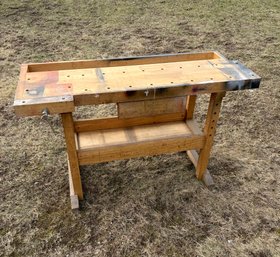 White Gate Woodworkers Bench With 2 Vices