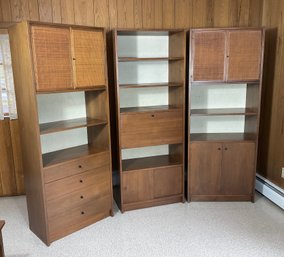 Mid Century Modern 3 Piece Wall Unit  American Of Martinsville