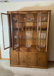 Mid Century Modern  Drexel Benchcraft Display Cabinet 8 Doors