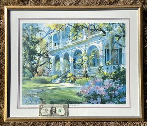Original Virginia Fouche Signed Print  Of Charleston South Carolina Number 2 Meeting  St.