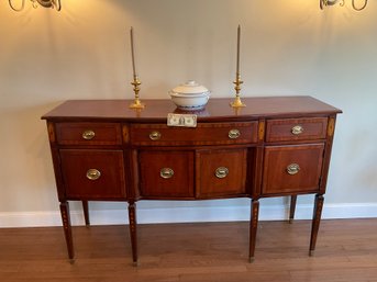 Vintage Inlayed  American Federal Style Sideboard