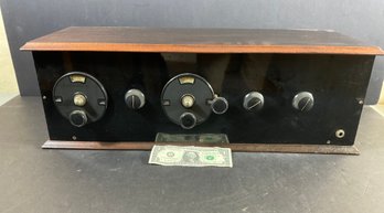 Early Restored Superheterodyne Radio UNMARKED