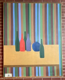 Original 60 X 52 GARSTON  Abstract  Oil Painting On Canvas